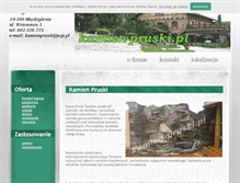 Tablet Screenshot of kamien-pruski.pl